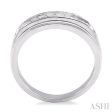 1 8 Ctw Round Cut Diamond Women s Ring in 10K White Gold Discount