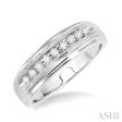 1 8 Ctw Round Cut Diamond Women s Ring in 10K White Gold Discount