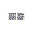 14K Rose 1 CTW Natural Diamond Stud Earrings Online