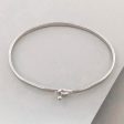 Bride Tribe  Dainty Bangle Bracelet-Silver For Cheap